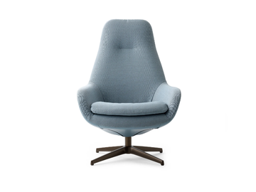 LX389 - Swivel fabric armchair by LEOLUX LX - view 3